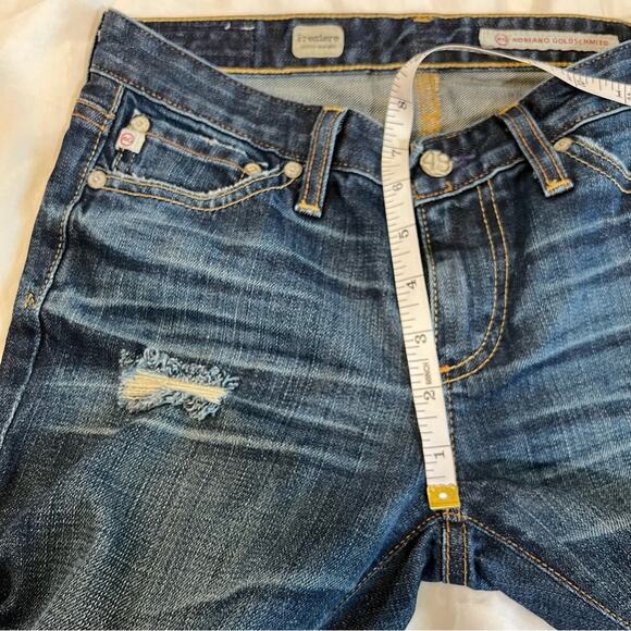 AG Adriano Goldschmied Premiere Skinny Straight Dark Wash Jeans size 25R - Picture 7 of 13
